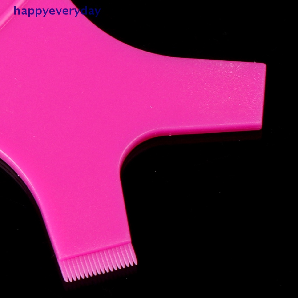 [happy] 10pcs/pack Reusable Plastic Eyelash Brush Clean Y Shape Cangkok Bulu Mata [ID]