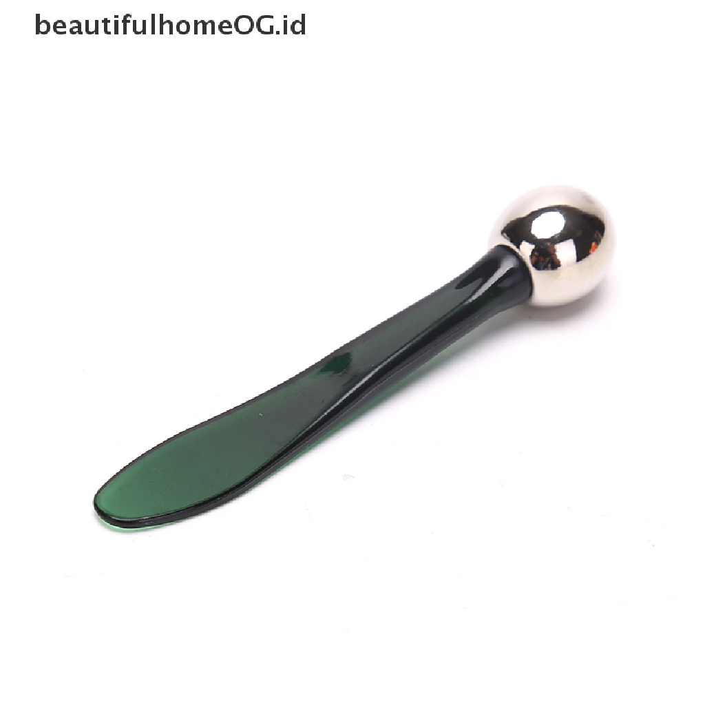 // Beauty// 1pcs Aplikator Krim Mata Tongkat Pijat Mata Spatula Metal Perawatan Kecantikan **