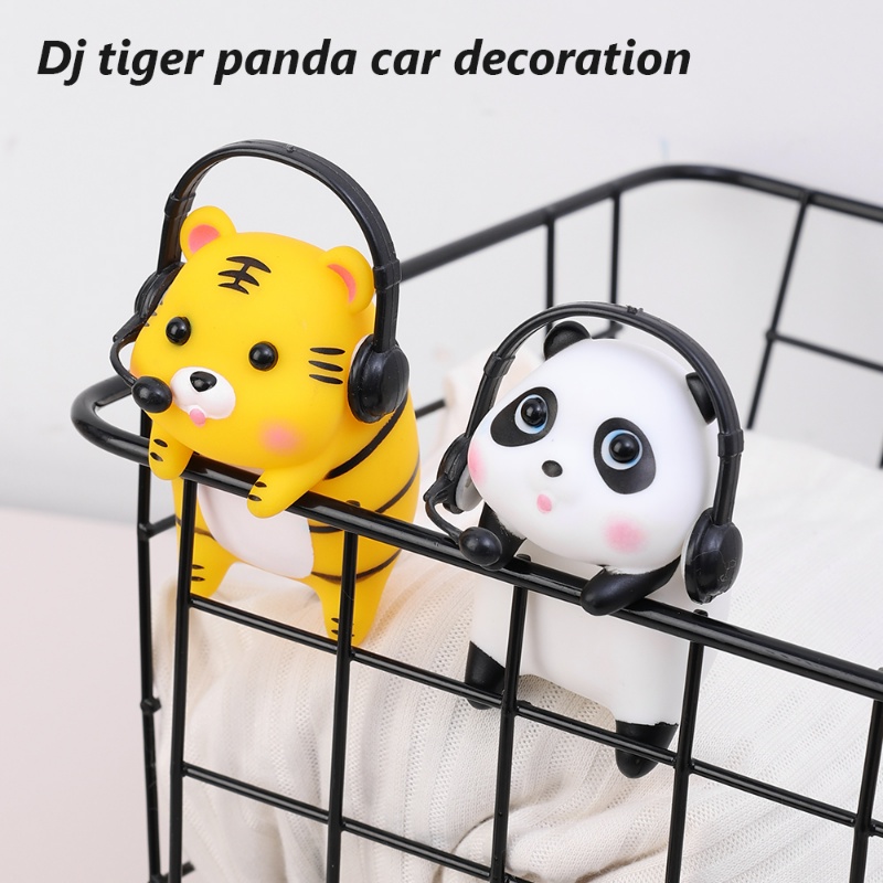 Cute Panda Tiger Car Pendant/Auto Spion Dekorasi Liontin Kreatif Ayunan Mobil Interior Decoraction Aksesoris