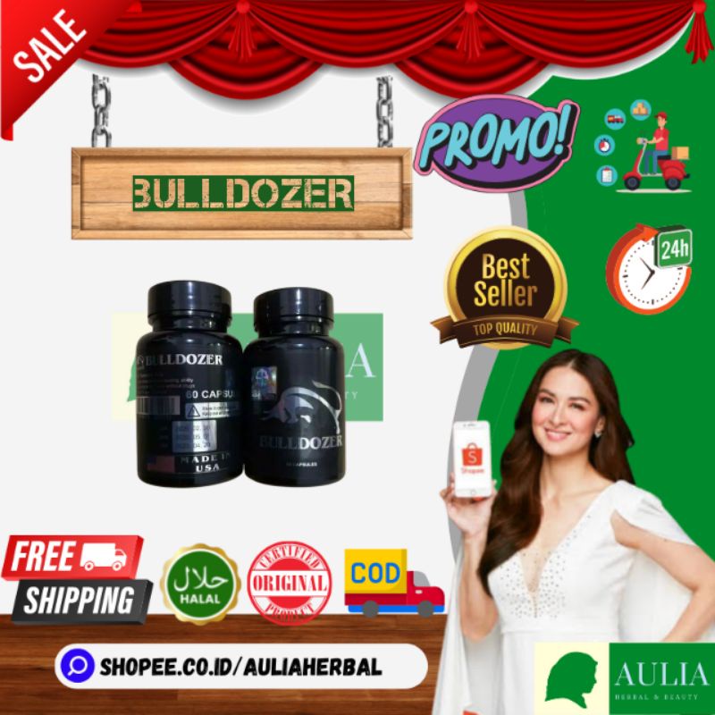 100% ORIGINAL BULLDOZER ORIGINAL OBAT STAMINA PRIA
