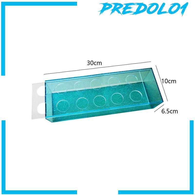 [Predolo1] Vas Akrilik Hiasan Meja Centerpieces Suling Vas Dekor Kotak Bunga Tempat Air