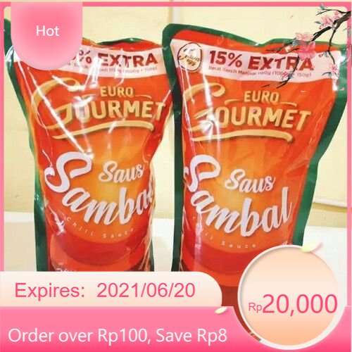 

Saos Saus Sambal Euro Gourment 1Kg