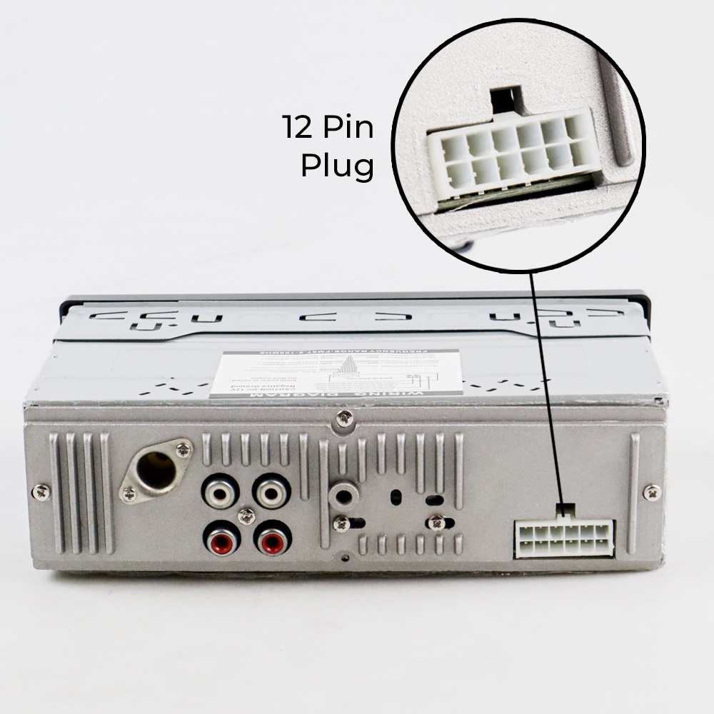 Tape Audio Mobil Bluetooth USB MP3 FM Radio 60 W x 4 12 Pin - 8027BT