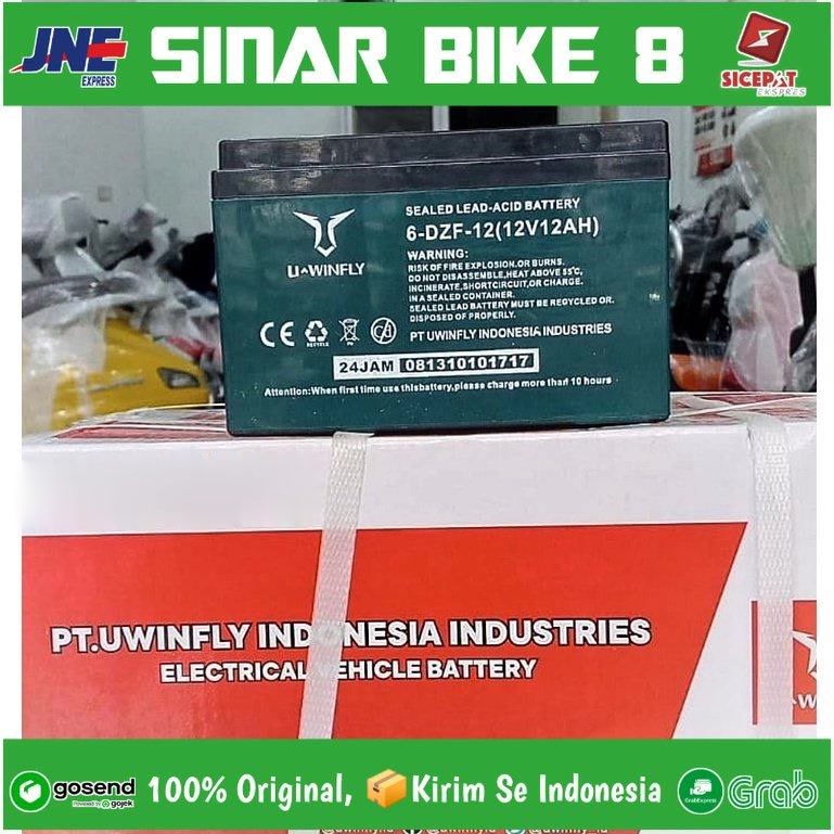 BATERAI AKI Untuk Sepeda LIstrik UWINFLY 12V 12AH Original