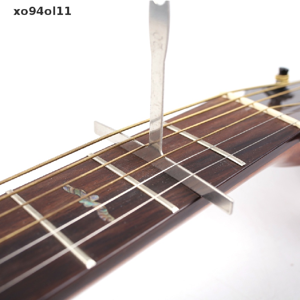 Xo 9pcs Understring Radius Measure Bass String Pengukur Gitar Perbaikan Mengukur Bentuk T OL