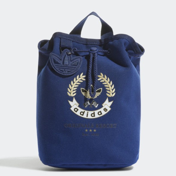 (100% ORIGINAL) Adidas Resort Mini Bucket Backpack Night Sky Blue Bag Tas Ransel