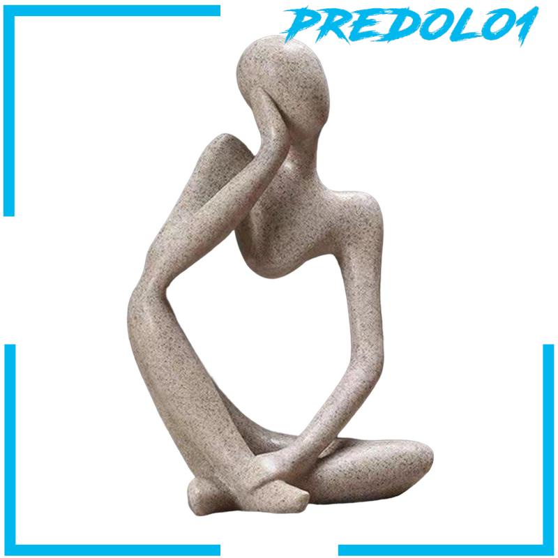 [Predolo1] Patung Pemikir Abstrak Thinking People Statue Untuk Rak Buku Shelf Counter