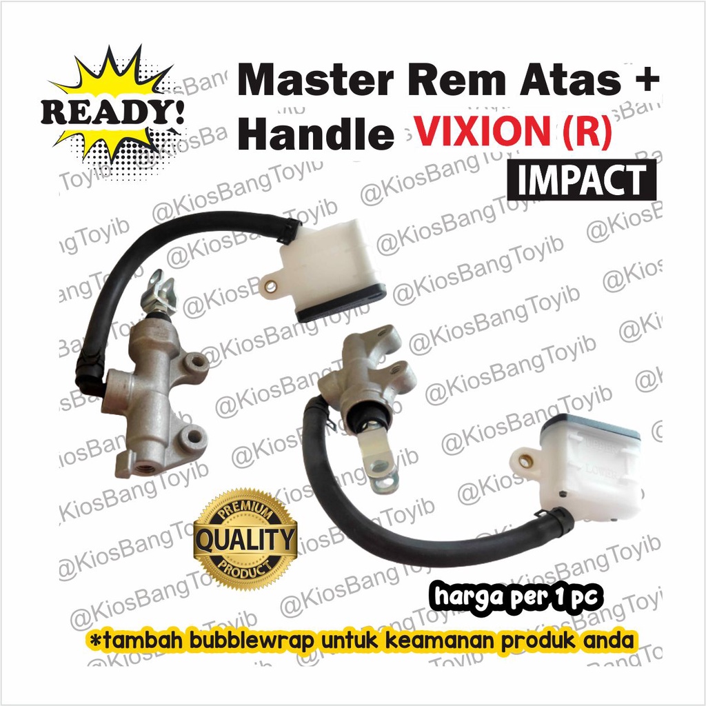 Master Rem Atas (Upper pump) + Handle Yamaha VIXION BELAKANG (impact)