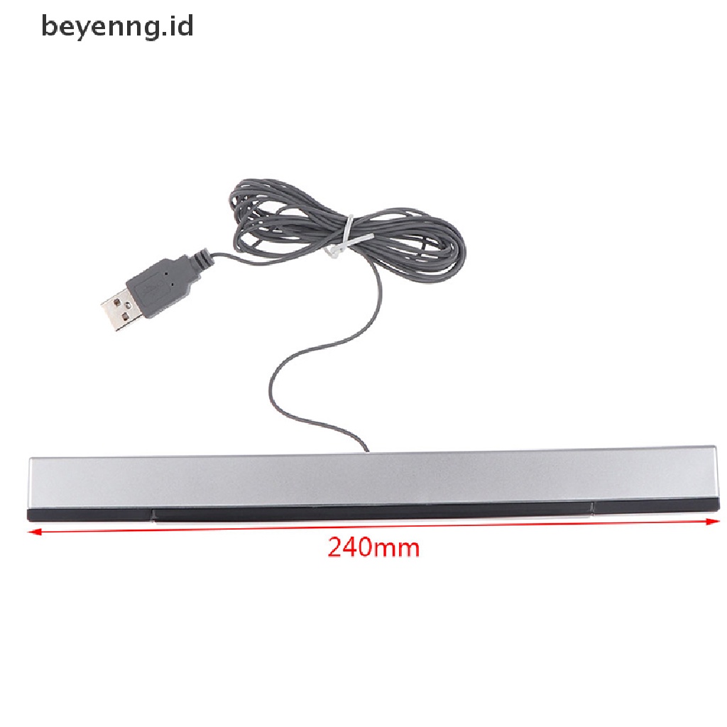 Beyen Wii Sensor Bar Wired Receivers IR Signal Ray USB Plug Pengganti Nitendo ID