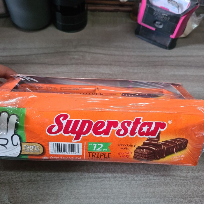 

superstar triple coklat isi 12