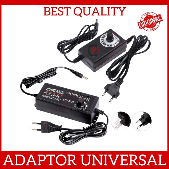 Adaptor Universal 3V sd 12V 24V Tegangan Bisa Diatur Adjustable Volt