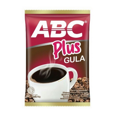 Minuman Kopi ABC Plus Gula RENCENG 18 gr x 10 Sachet