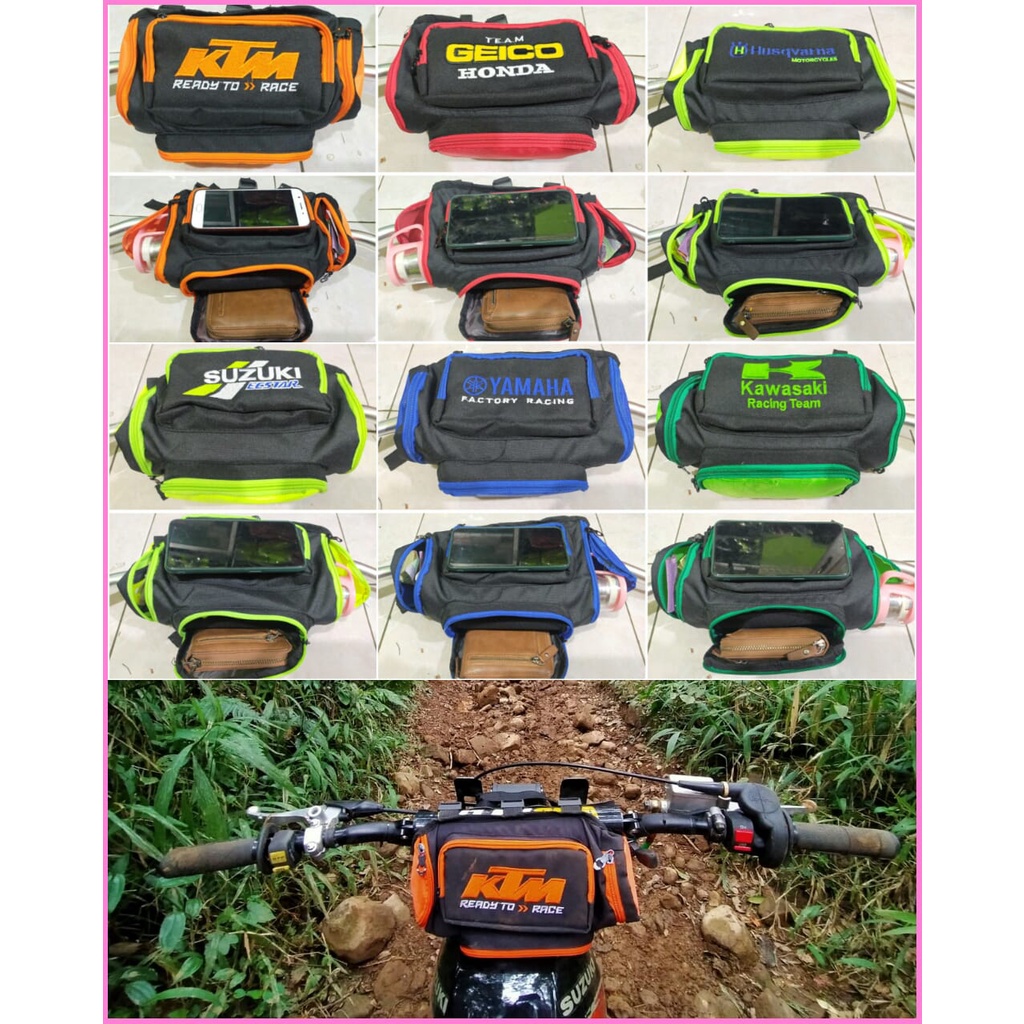 TAS STANG MOTOR TRAIL ATAU SPORT UNIVERSAL MOTOCROSS ADVENTURE TRABAS SUPERMOTO TAS MULTIFUNGSI KODE TS003