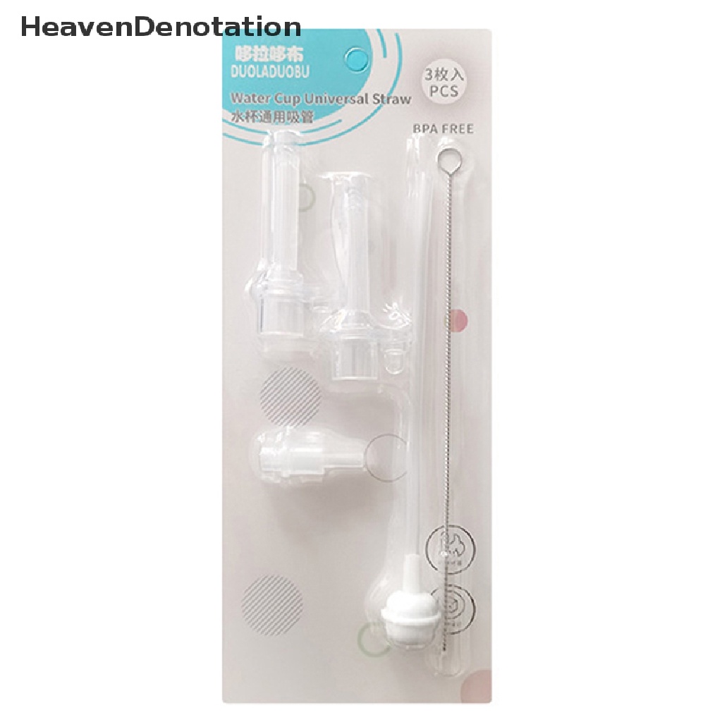 [HeavenDenotation] Botol Bayi Sedotan Aksesoris Makan Air Anak Sippy Cup Straw Accessories HDV