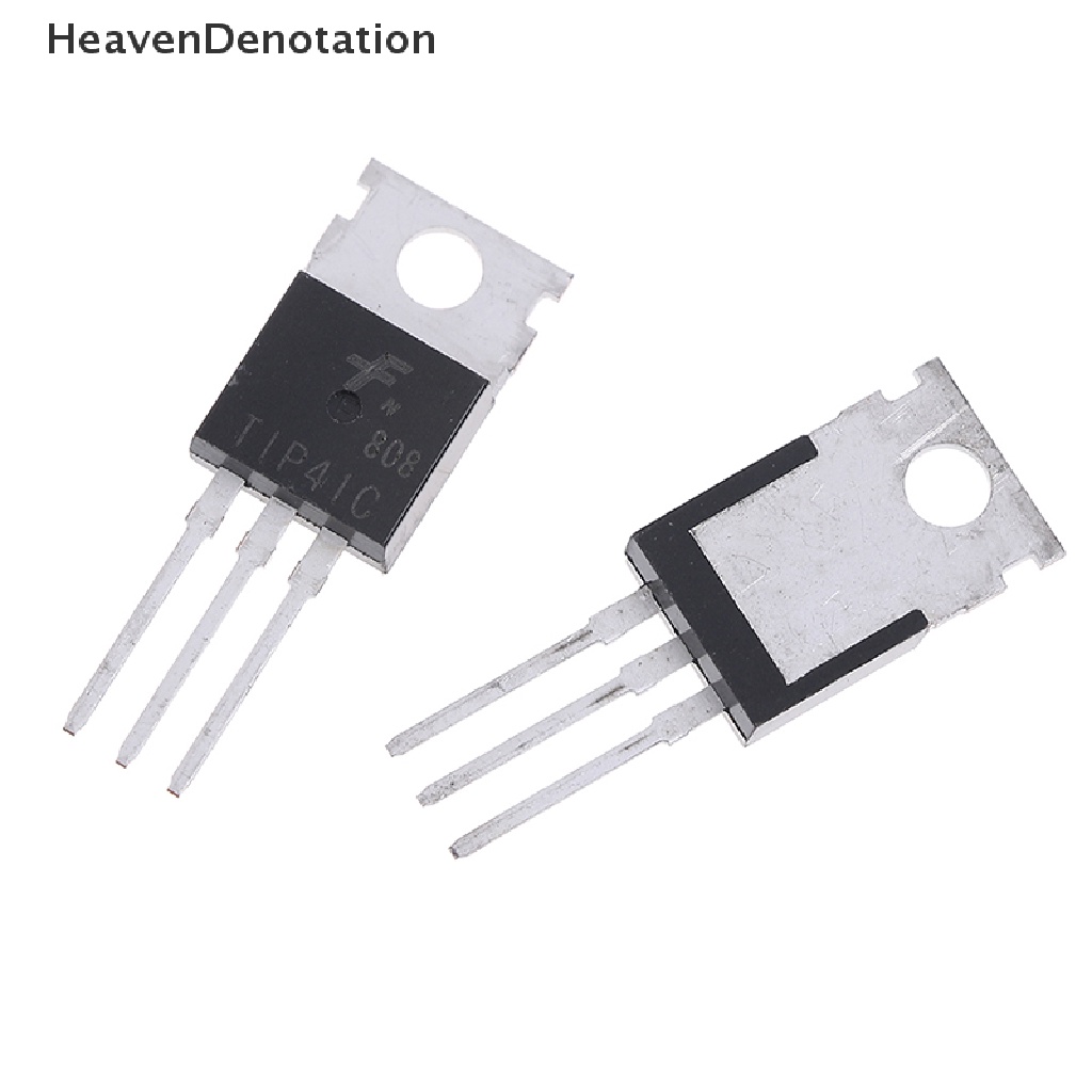 [HeavenDenotation] 10pcs TIP41C TIP41 NPN transistor TO-220 Baru Dan Berkualitas Tinggi HDV