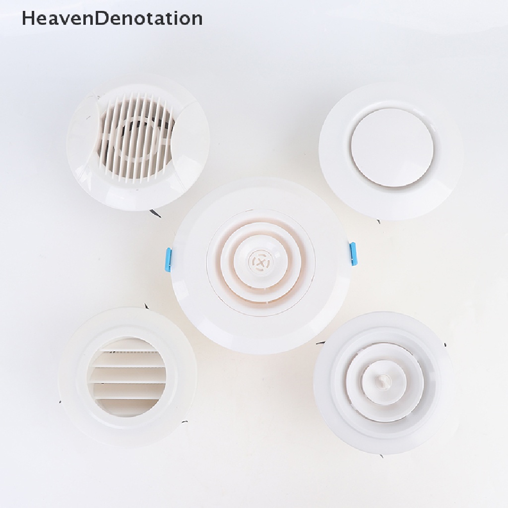 [HeavenDenotation] 1pc Penutup Ventilasi Udara Bulat Ducg Plafon Dinding Lubang ABS Kisi Ventilasi Udara HDV