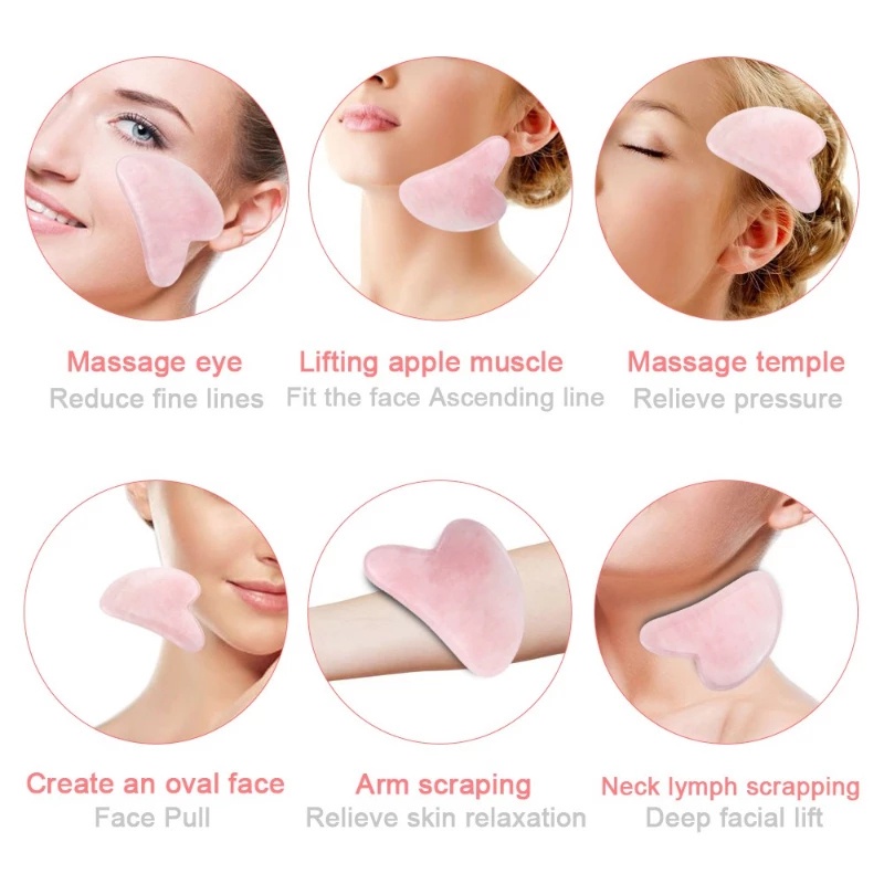 Multiple Styles Professional Facial Beauty Resin Massage Plate/Papan Pengikis Pengeres Kulit Full Body/Alat Perawatan Kesehatan SPA Rumah