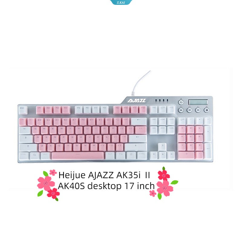 Tpu Silikon Penutup Keyboard Untuk Komputer Desktop Untuk Heijue AJAZZ AK35i Ii AK40S Desktop 17inch Tahan Air Cakupan Penuh Film Pelindung [ZK]