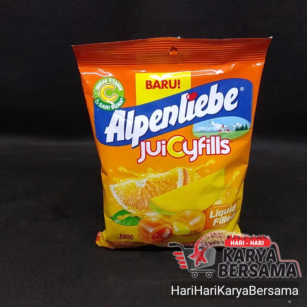 

PERMEN ALPENLIEBE JUICYFILLS RASA JERUK DAN MANGGA ASSORTED PACK 121.5GR