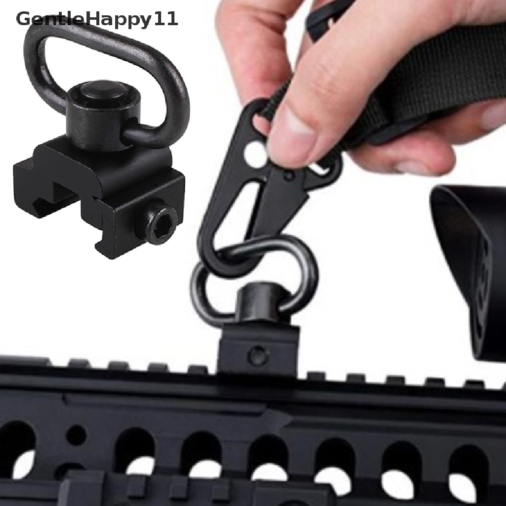 Gentlehappy QD Sling Swivel Mount Push Button 1-1/4alas Dudukan Rel 20mm Picany Rail id