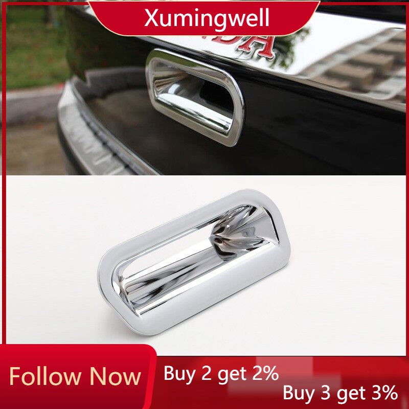 Xuming Trim Dekorasi Panel Pintu Bagasi Belakang Mobil Honda Crv 2012 2016 Cr V Warna Chrome