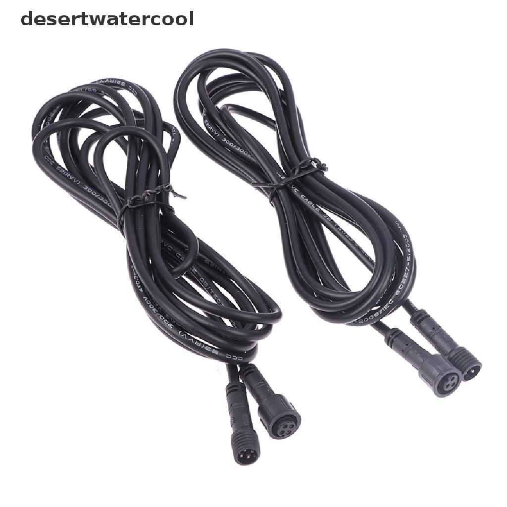 Deid Lampu Spike 22AWG Untuk Lampu Sorot Tenaga Surya Kabel Ekstensi Cord Waterproof Martijn