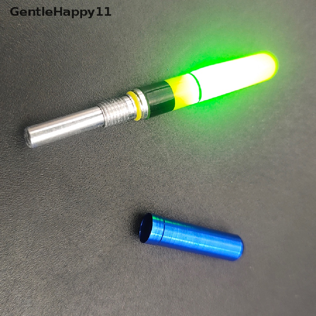 Gentlehappy 2pcs Light Stick Light Bekerja Dengan LED Luminous Float Night Fishing Bobber id