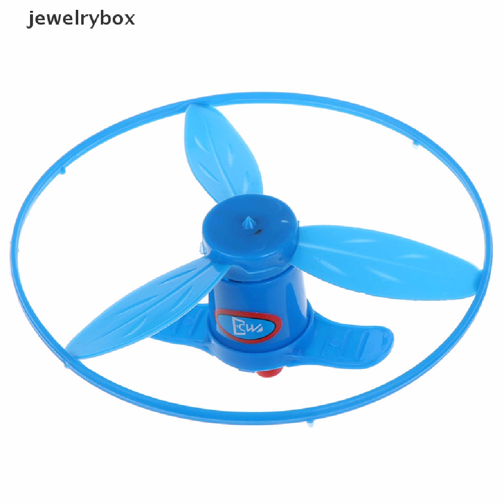 [jewelrybox] Outdoor dragonfly launcher kid toy Tangan twisg flying saucer throw disc Mainan Butik