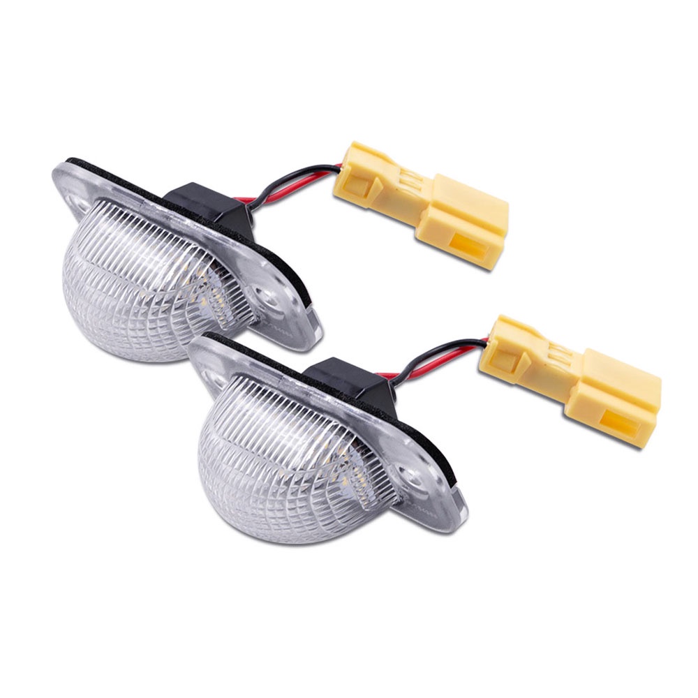 2pcs Lampu Plat Nomor Plat LED Putih Kecerahan Tinggi Untuk VW Golf2 83-92 Untuk Jetta2 84-91 Untuk Kursi Toledo I 91-99