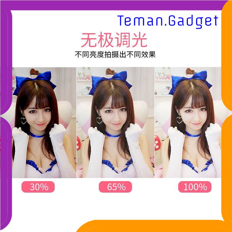 TG - KMR TaffSTUDIO Lampu Halo Ring Light LED Kamera 8W 6 Inch - RL-19