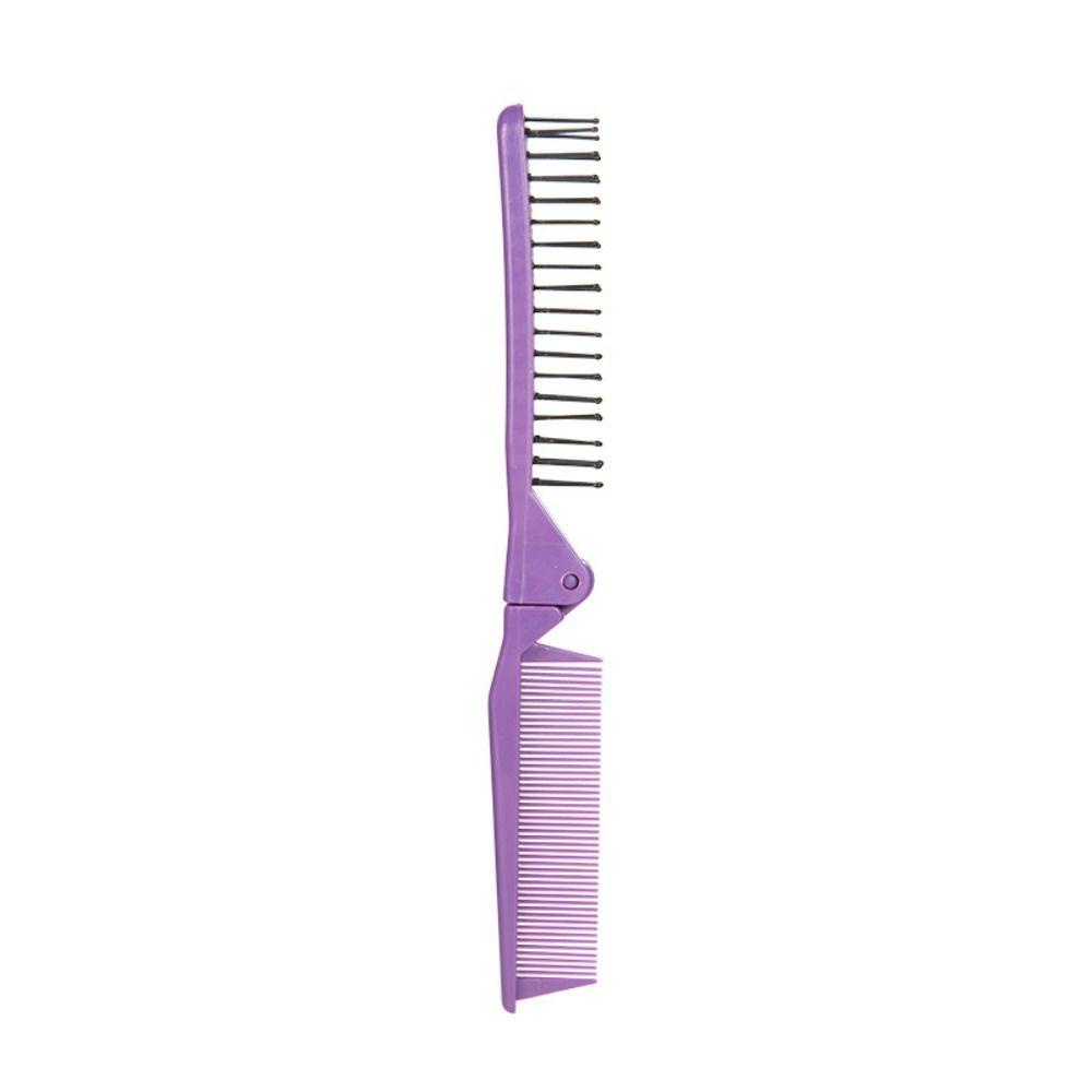 Sisir Rambut Lipat Agustina Aksesoris Travel Perawatan Rambut Sisir Barber Aksesoris Rambut Dual Use Hair Brush