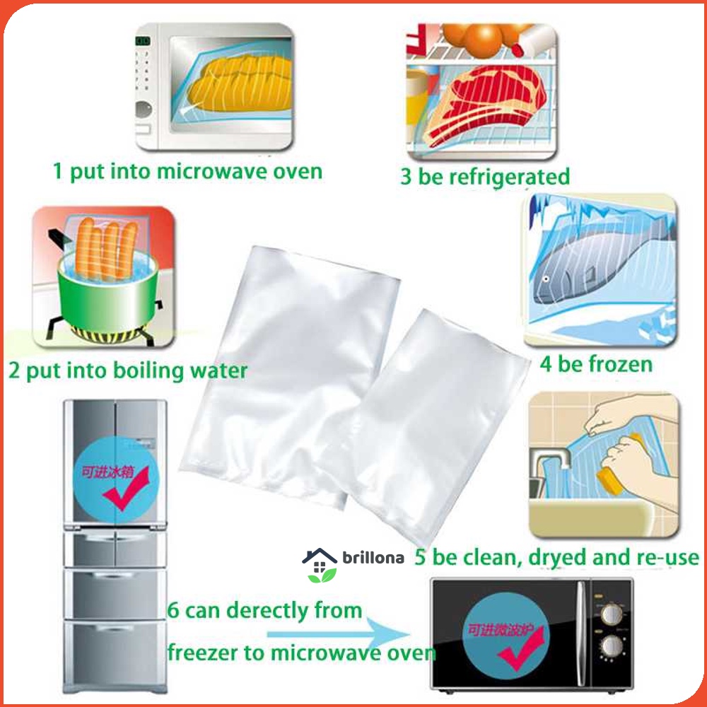 TaffPACK Kantong Plastik Vacuum Storage Bag 28x500 cm 1 Roll - VCM