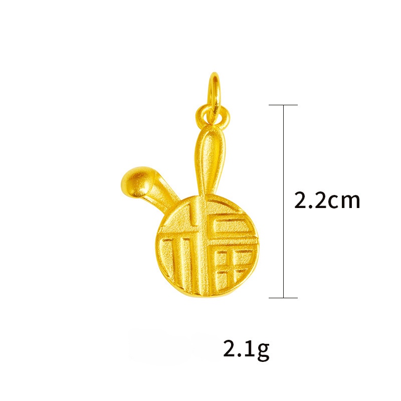 Goldkingdom Perhiasan Fashion 24K Bangkok Aksesoris Ready Stock Beruntung Kelinci Lucu Kalung Liontin Gadis Manis Cute Rabbit