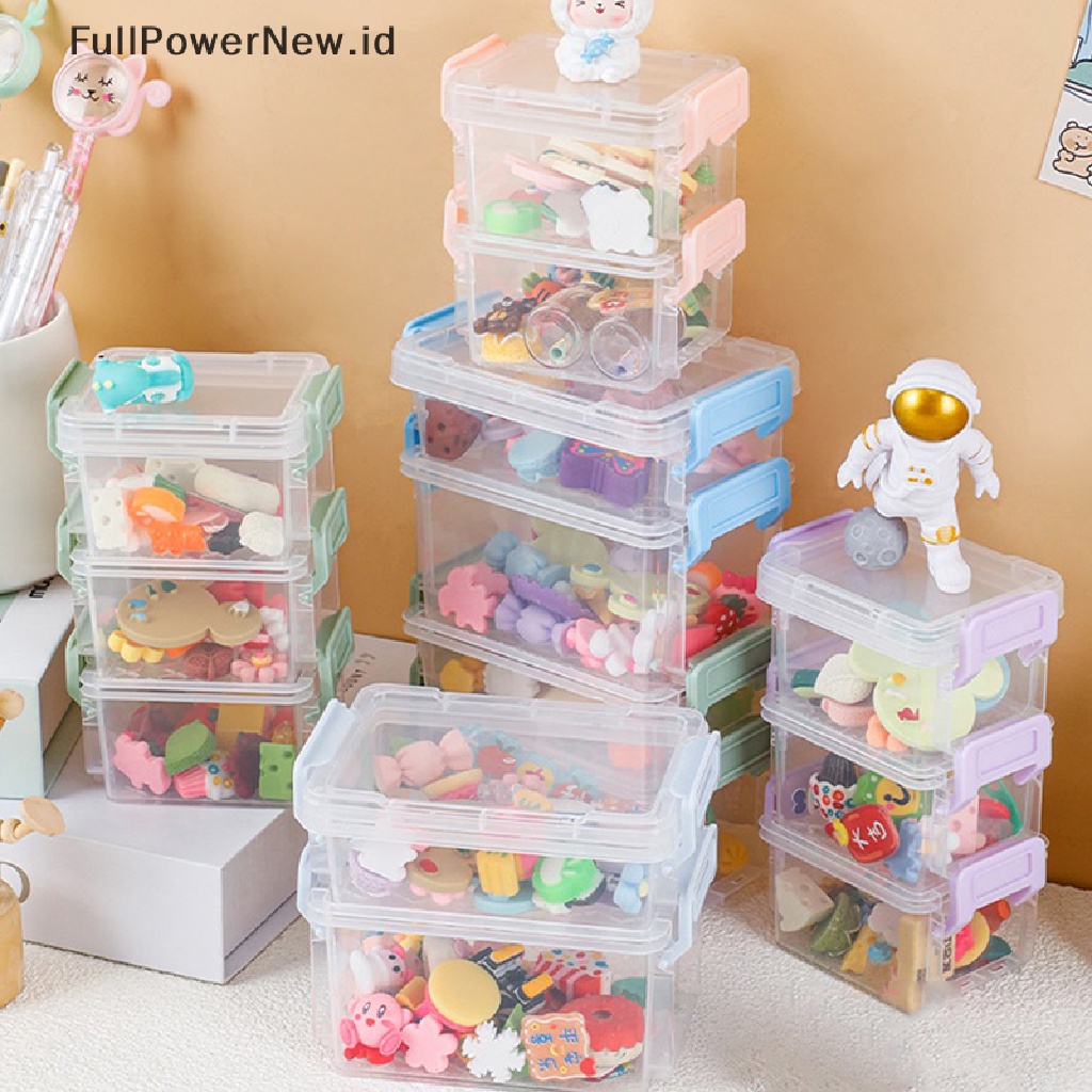 Power Creative Storage Box Mini Kotak Penyimpanan Desktop Lucu Aksesoris Penyimpanan Rumah ID