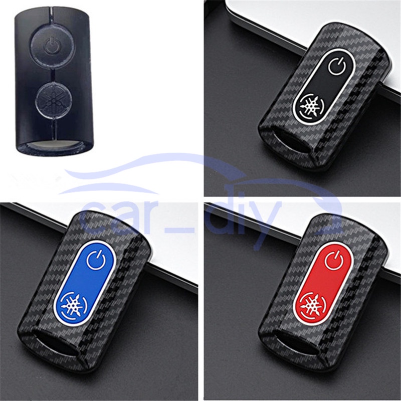 Kasus Kunci ABS Penutup Jarak Jauh Gantungan Untuk Yamaha NVX 155 XMAX 300 AEROX Sepeda Motor Cangkang Pelindung Motorcycle Remote Key Case