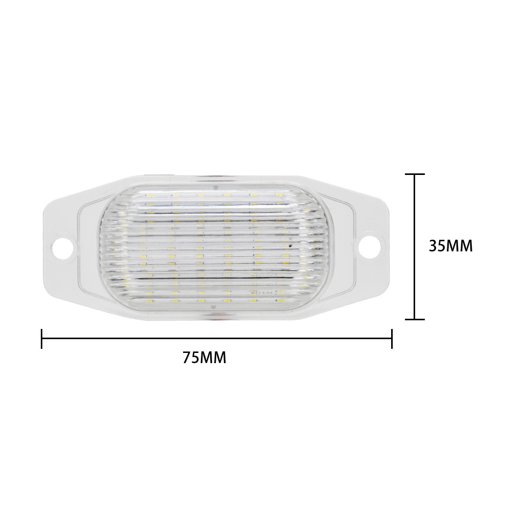 Lampu Plat Nomor Plat LED Putih Belakang Mobil Untuk Lexus LX 450 LX450 1996-1998