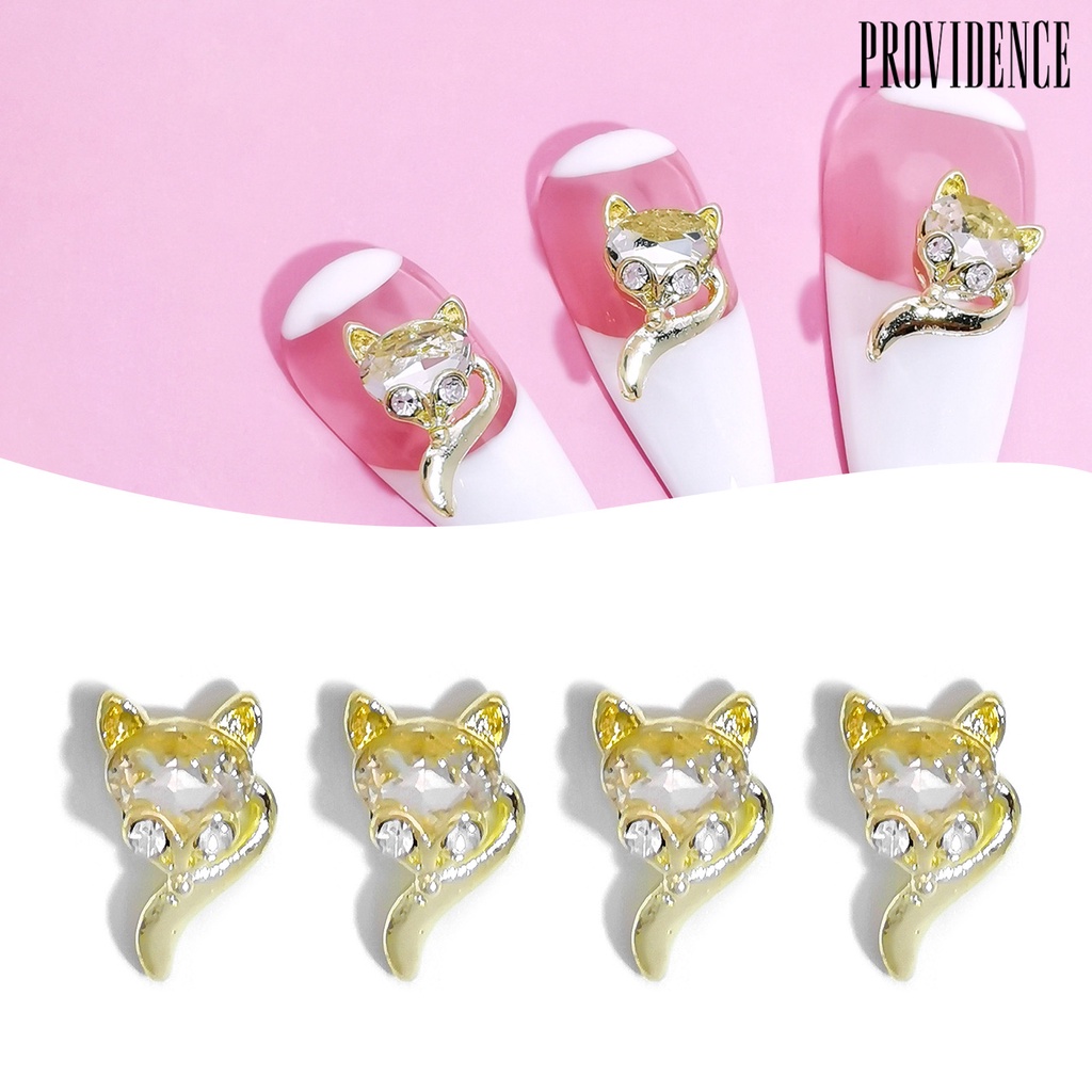 Providence Dekorasi Kuku Bentuk Kreatif Efek Visual Mengkilap Berkilau Desain Mutiara Imitasi Aplikasi Lebar Paduan Tahan Luntur 3D Nail Art Charms Manicure Jewelry Perlengkapan Kuku