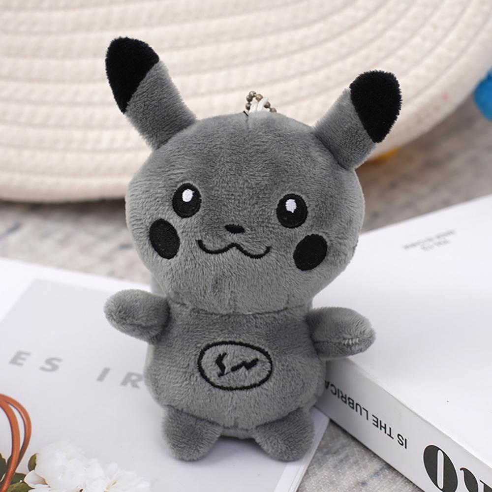 Timekey 1PC 13cm Lucu Pokémon Mainan Mewah Gantungan Kunci Indah Tas Ransel Liontin Pikachu Keyrings Dekorasi Gantungan Kunci Mainan Mewah U2Z6