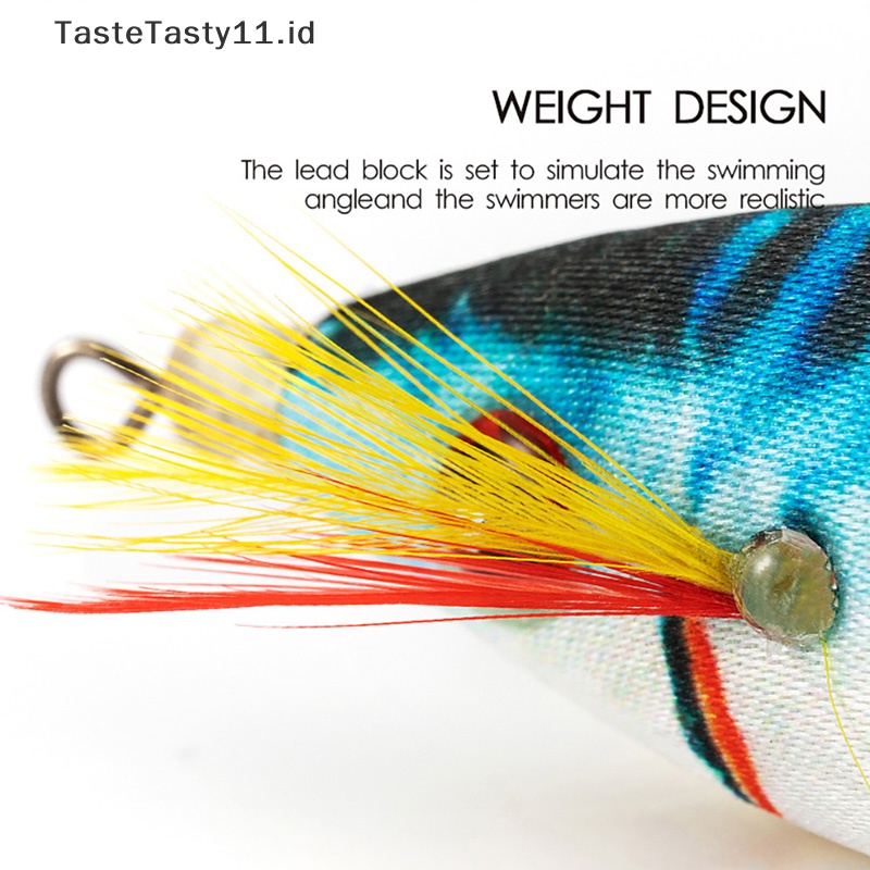 Tastetasty 70mm 10g Floag Squid Jigs Fishing Lure Kait Cumi Udang Buatan Untuk Laut.