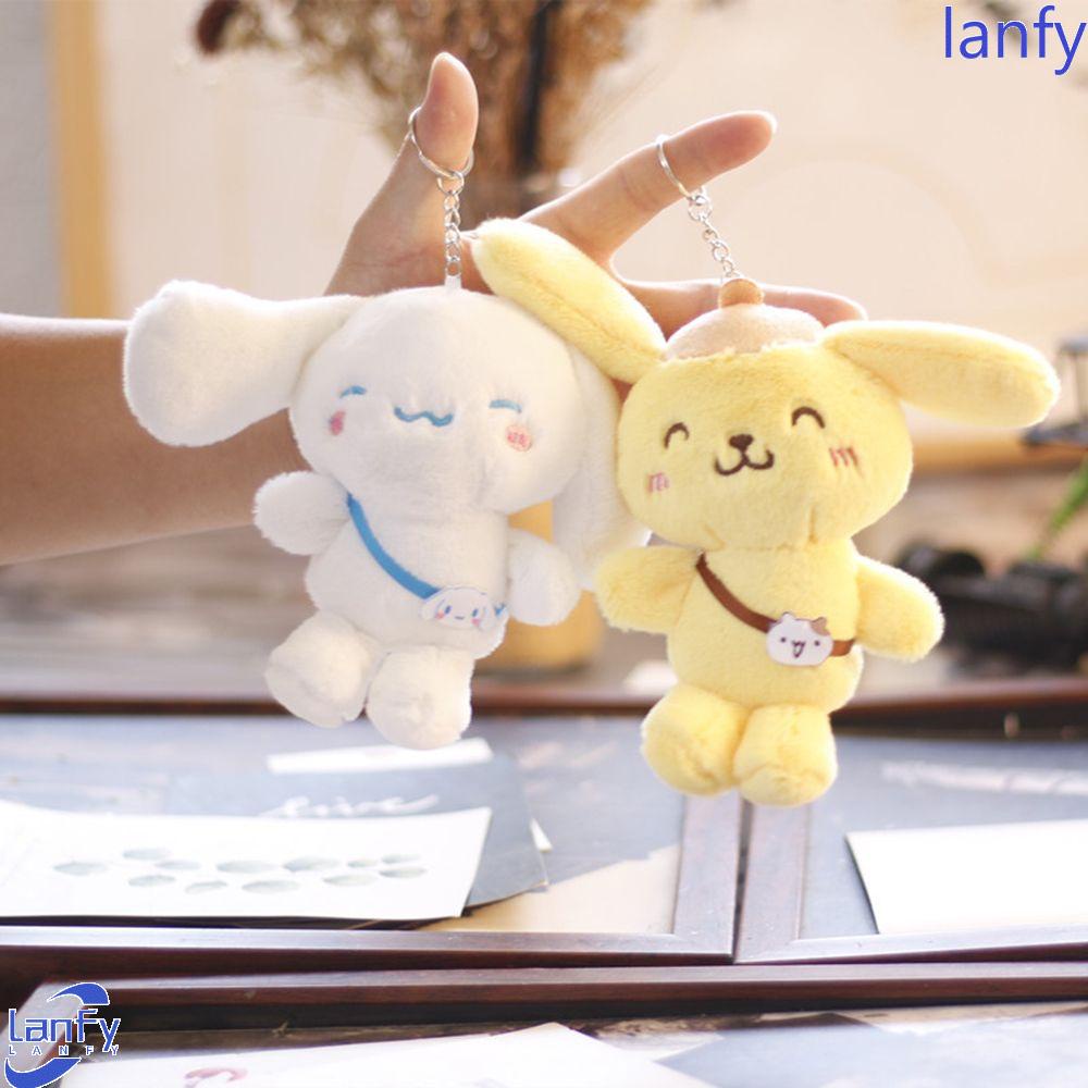 Lanfy Gantungan Kunci Boneka Cinnamoroll Bahan Plush