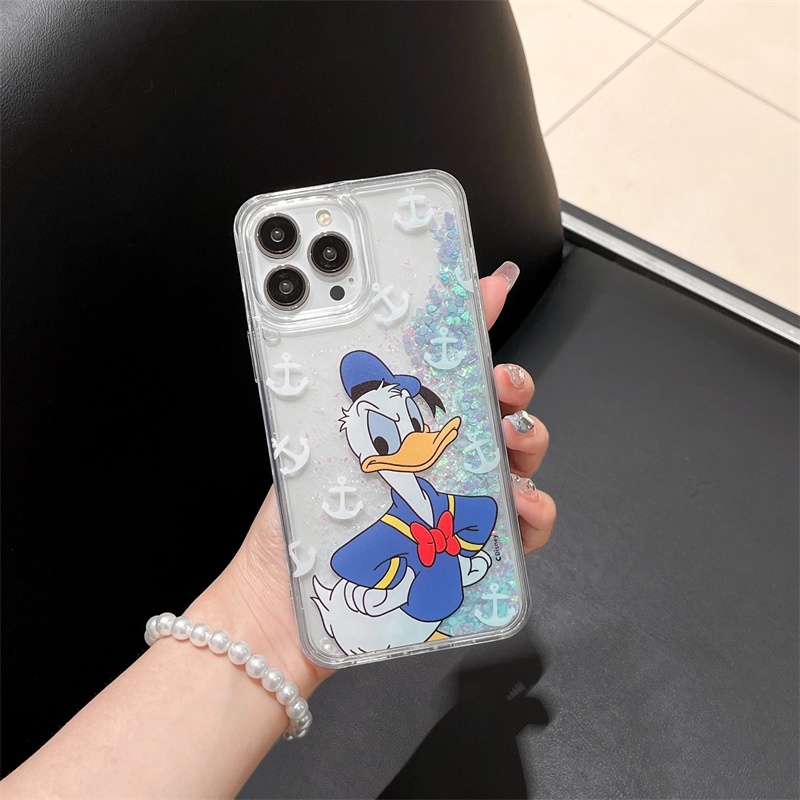 IPHONE Cover Motif Kartun Mengalir Cocok Untuk Iphone14 13 12 11 Pro X XS Max XR 6 7 8 14 Plus Perlindungan Lensa Casing Ponsel Magnetik