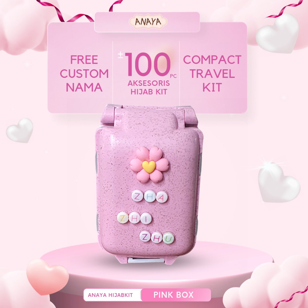 {FREE NAMA} ANAYA HIJAB KIT AKSESORIS PENITI HANDMADE