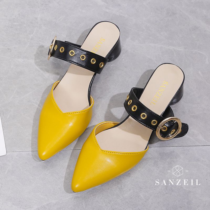 SANZEIL Aida Heels Rendah Import 2056