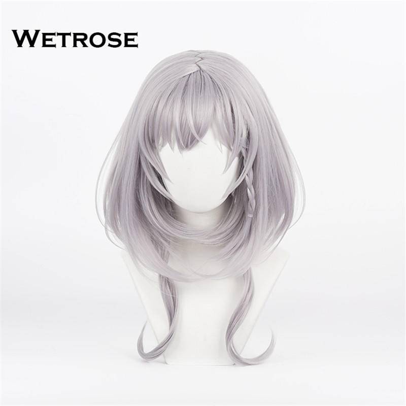 【Wetrose】 Hololive Vtuber Vestia Zeta Kimono Kostum Cosplay Wig Vestia Zeta Wanita