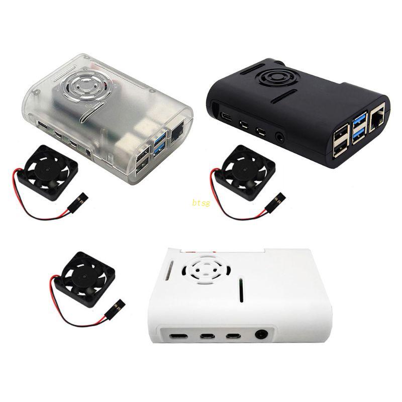 Btsg Pelindung Untuk Case Cover for Shell Enclosure with Cooling Fan Untuk Raspberry Pi