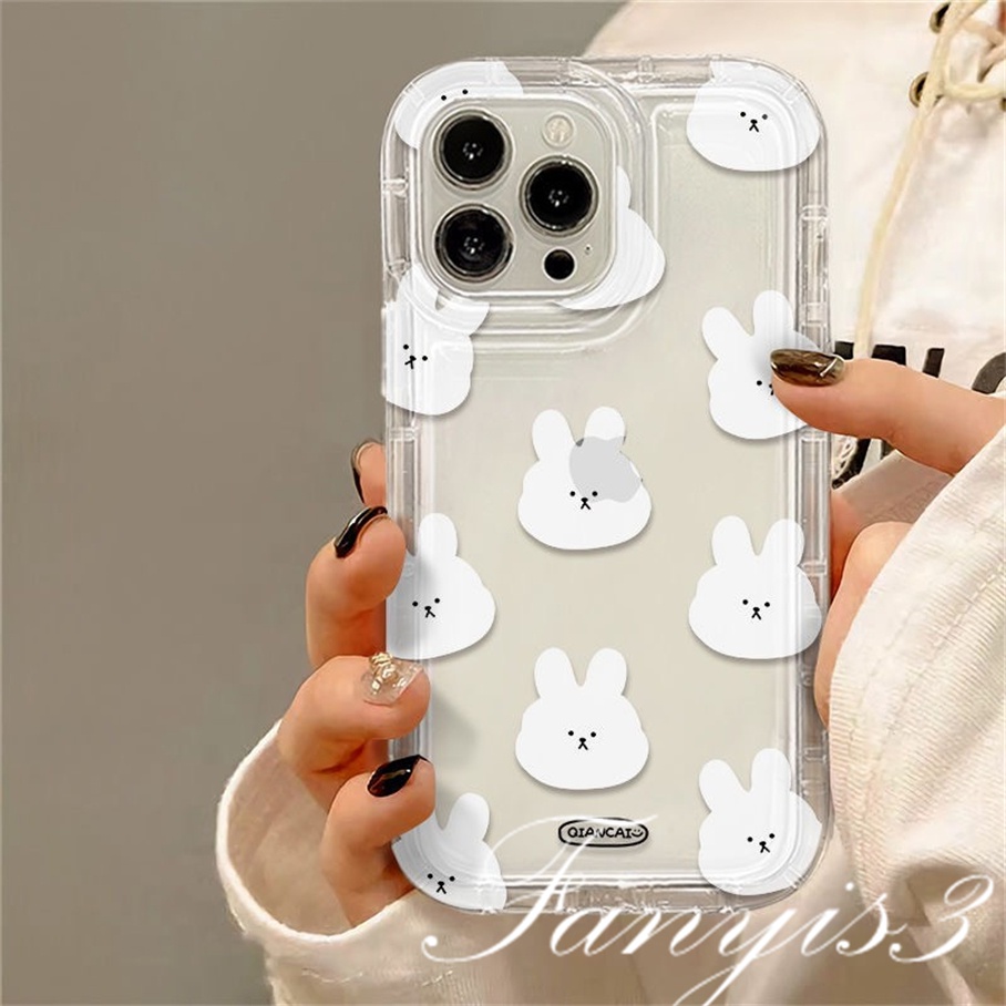 OPPO A78 A17 A17k A77 A77s A57 A76 A96 A16 A16s A16k A15s A54 A74 A95 A94 A93 A53 A5 A9 2020 A3s A5s A7 A12e A52 A92 Reno 8T 5 F11 Little Rabbit Sabun Phone Case TPU Soft Cover