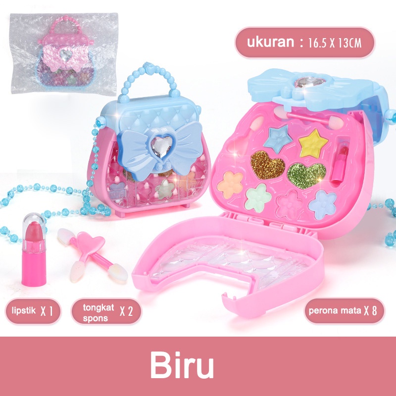Mainan Kosmetik Anak-anak/Mainan Rias Wajah Anak Perempuan Tote Bags/Mainan Edukasi Anak Perempuan