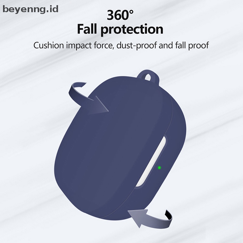 Beyen Trendi Lucu Shockproof Bluetooth Headset Case Tahan Debu Soft Shell Silikon Earphone Cases Untuk QCY T13 Charging Box Dengan Hook ID