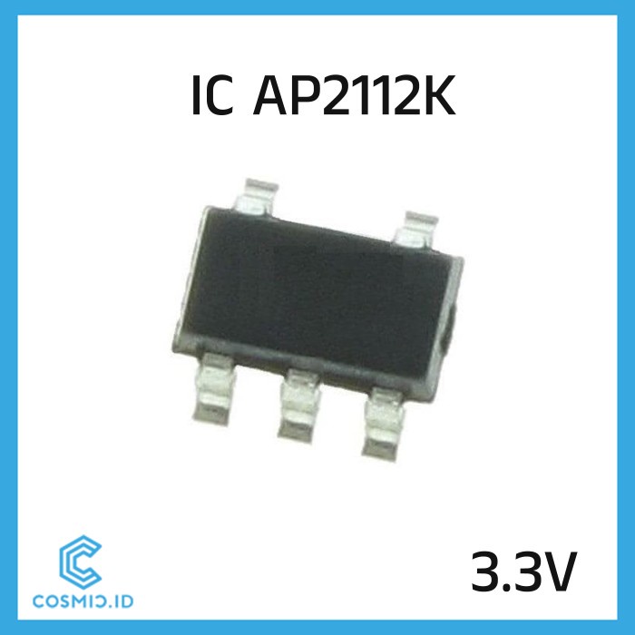 IC AP2112K-3.3 Regulator LDO 3.3V 0.6A SMD SOT23