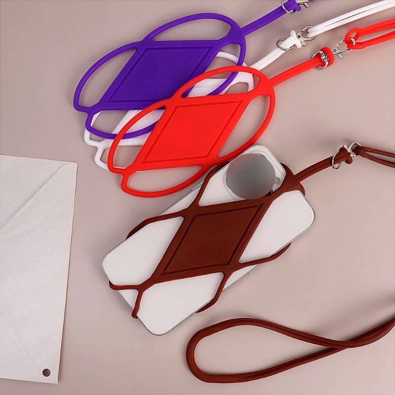 Lanyard Ponsel Tali Silikon Lanyards phone Case Ponsel lanyard Holder Case Cover Dengan Tali Gantung Leher Untuk lanyard Ponsel Pintar